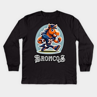 DENVER BRONCOS Kids Long Sleeve T-Shirt